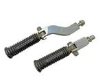 2005 Dyna Wide Glide Harley Davidson Oem Rear Left Righ Passenger Footpegs Mount. Fixed Price $99.99.