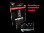 Vortex V3 Frame Sliders Black No Cut Style SR169. Fixed Price $130.01.