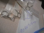 Nos Yamaha Lot Of 3 Clip Rhino Kodiak Grizzly Bruin Majesty Vstar 90467-15M14-00. Fixed Price $13.37.