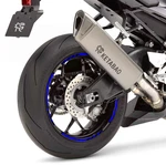 C01B Blue 17 Inch Wheel Rim Stripes Tape Decal Sticker For Kawasaki Motorcycle. Fixed Price $29.64.