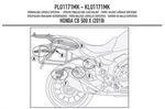 PLO1171MK Givi Specific Side Luggage Rack One-fit For Honda Cb 500X 2022. Fixed Price $260.29.