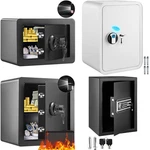 Uimoso Safe Box Lock Security For Cash Gold Digital Key Home Office. Fixed Price $51.99.