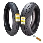 Pirelli Diablo Rosso Iv 120/70ZR17 Front & 200/55ZR17 Rear Tire Set W/ Keychain. Fixed Price $463.33.