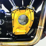 Gold Camshaft Engine Cover For Harley 01-16 Touring Road King Flhx Flhtk. Fixed Price $169.95.