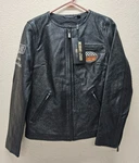 New 97052-23VW Nwt Harley-davidson Womens Leather Jacket 120TH Anniversary, Med.. Fixed Price $75.75.