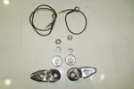 1974-76 Yamaha Enduro Rear Turn Signal Mount Brackets Blinker Indicator Stay Set. Fixed Price $68.00.