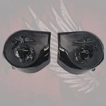 24+ Harley Street Glide Fairing Usmc And Black Honeycomb-style Grill. Fixed Price $145.00.