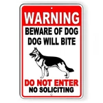 Sign Or Decal Beware Of Dog Will Bite Security Attack Guard Warning Protected. Fixed Price $22.88.