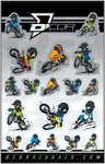Dcor 40-90-115 Decal Sheet Caricature. Fixed Price $22.95.