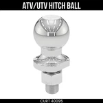 Curt Atv Hitch Ball, Chrome, 1-7/8 Inch, 5/8 Shank, 1-3/4 Length, 2K Lbs, 40095. Fixed Price $30.99.
