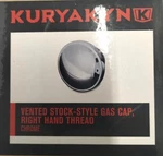 Kuryakyn 8669 Vented Stock Style Gas Cap Right Hand Thread Nos. Fixed Price $19.99.