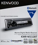 New Kenwood KMR-M332BT 1-DIN Marine Digital Media Receiver W/ Bluetooth. Fixed Price $139.00.