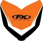Factory Effex Front Fender Graphics 2014-STYLE Black/orange/white #17-30510 Ktm. Fixed Price $21.05.