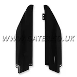 Suzuki RM250 2007-2012 Black Polisport Plastic Front Lower Fork Guards. Fixed Price $33.56.