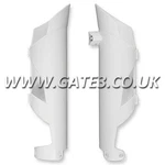 Ktm 2008-2014 White Polisport Plastic Front Lower Fork Guards. Fixed Price $33.57.