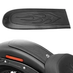 Flame Stitch Pu Leather Rear Seat Fender Bib Black For Harley Dyna Super Glide. Fixed Price $13.95.