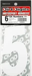 Dirt Digits #5 6" White Super Competition Number Plate Decals 3/PK SX63W-5 168. Fixed Price $24.99.