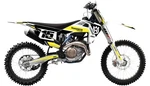 Factory Effex 25-01610 Evo 19 Graphic Kit Black/yellow/white. Fixed Price $69.95.