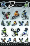 Dcor 40-90-115 Kids Decal Sheets Caricatures. Fixed Price $23.45.