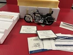 1998 Franklin Mint Harley Davidson Fat Boy B11XT97 With Inserts And Box. Fixed Price $124.95.