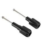 Crash Bobbin Protector Slider Aluminum Black For Kawasaki Ninja 650 2017-2023. Fixed Price $52.65.