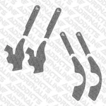 2005 - 2026 Yamaha YZ65 + YZ85 Rubberized Frame Protector Grip Tape (2 Pairs). Fixed Price $14.95.