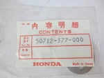 New Genuine Oem Honda Pillion Washer 50712-377-000. Fixed Price $8.99.