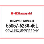Kawasaki Cowling,upp,f.ebony 55057-5286-45L Oem New. Fixed Price $344.12.