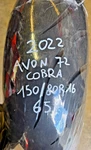 Used 2022 Avon Cobra AV72 150/80R16 Black Wall Rear Tire 65% Life. Fixed Price $80.00.