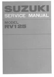 Suzuki RV125 Service Manual. Fixed Price $39.55.