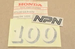 Nos Honda CB100 CL100 SL100 Side Cover Emblem Decal Sticker 87128-107-670. Fixed Price $57.74.