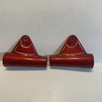 Yamaha Fork Upper Cover Set YDS6B 69 Brilliant Red 246-23121-00-63, 23131-00-63. Fixed Price $60.00.