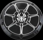 Rekluse Billet Aluminum Gloss Black Derby Cover Hd Heritage Classic 107 18-19. Fixed Price $190.42.