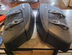 91138-98C & 91139-98C Harley Davidson Rh Leather Saddlebags, Flhrc. Fixed Price $200.00.
