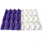 Stud Boy, Super-lite .750 Purple/wht Double Backers 24PC, 2522-P1-PUR-WHT. Fixed Price $62.95.