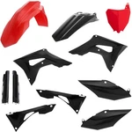 Acerbis Full Plastic Kit - Red/black Motorcycle Atv/utv Street Bike 2736251018. Fixed Price $165.38.