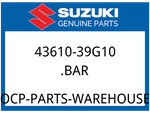 Suzuki Oem Part 43610-39G10 .bar,pillion Footrest. Fixed Price $14.70.