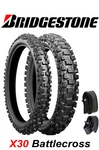 Bridgestone X30 Battlecross 80/100-21 & 100/90-19 Dirt Tire Set Off-road Yamaha. Fixed Price $155.95.