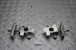 2007 Suzuki SV650S Chain Tensioner Adjustment Brackets 61410-17G00. Fixed Price $29.95.