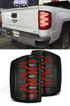 Alpharex Luxx Black-red Led Taillights For 2016-2018 Silverado W/. Fixed Price $455.00.