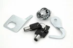 Chrome Saddlebag Lock And Key Kit For Harley Davidson By V-twin. Fixed Price $31.99.