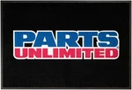 Parts Unlimited Branded Floor Mat 48" X 72" Black. Fixed Price $307.99.