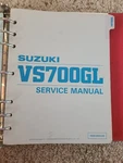 Suzuki VS700GL Factory Service Manual Oem 99500-36050-03E + Supplement & Binder. Fixed Price $14.99.