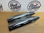 Genuine Harley-davidson Exhaust Muffler Heat-shield Chrome Pair 65400266. Fixed Price $106.61.