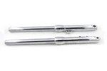 49MM Fork Assembly With Chrome Sliders Fits Harley Davidson V-twin 24-097. Fixed Price $681.82.