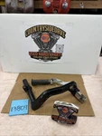 Harley Foot Peg Mount Dyna Passenger Rear Bracket Left Right Pair Oem 1994-2005. Fixed Price $360.00.