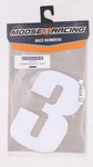 Moose Racing Race Number Kit #3 6' Part 4310-0673. Fixed Price $16.99.