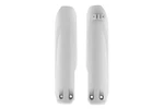 Polisport White Lower Fork Guards 19-26 Rr, 125 X-pro, 200 2-STRO.... Fixed Price $21.95.