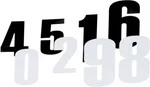 Moose Racing 4310-0673 Race Number For Motorcycles. Fixed Price $5.95.