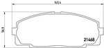 Brembo P83092 Front Brake Pad Set Fits Toyota Fengxing Foton Jinbei Dyna 100 /. Fixed Price $58.97.